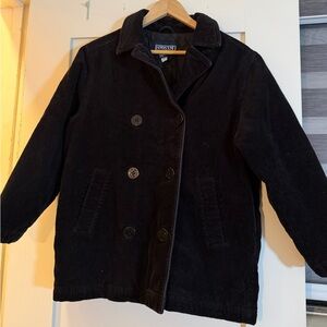 Lands' End Black Corduroy Jacket